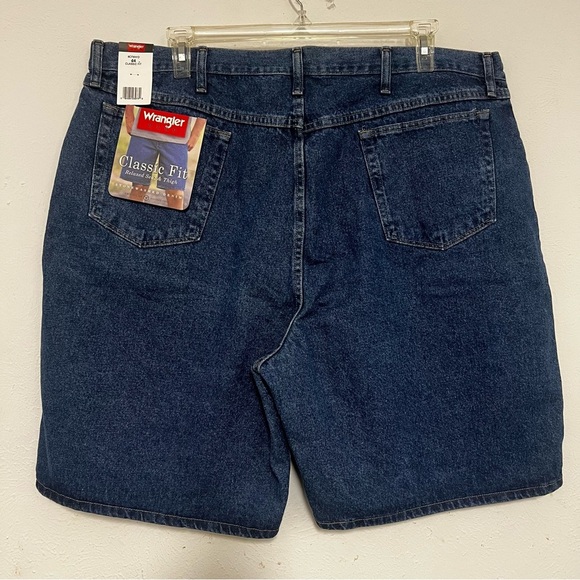 Wrangler Relaxed Fit Blue Denim Jean Shorts Mens Size 44 - Picture 4 of 4